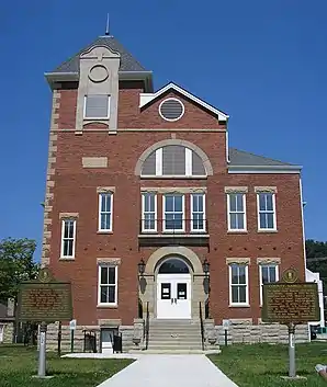 Rowan County Courthouse, gelistet im NRHP Nr. 83002862