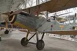 Belgische R.E.8 im königlichen Luftfahrtmuseum von Brüssel