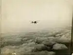 Einsatzflug über den Wolken