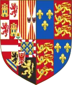 1554–1558Wappen von Maria I.