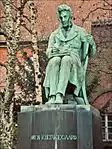 Søren Kierkegaards Denkmal, Garten Dänische Königliche Bibliothek, Kopenhagen (1879)