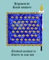 Standarte während des Siebenjährigen Krieges (Rückseite)