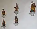 Die ehemaligen Kanzelfiguren