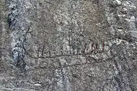 Felsritzungen von Rudlå