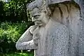 Erinnerungsskulptur für Rudolf Beer neben dem Volkstheater