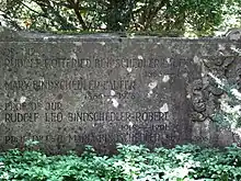 Maria Bindschedler (1920–2006) Mediävistin, Dekanin. Rudolf Bindschedler-Robert (1915–1991) Jurist, Hochschullehrer, Botschafter, Oberst. Rudolf Gottfried Bindschedler-Laufer (1883–1947) Bankier. Mary Bindschedler-Laufer (1886–1978). Grab, Friedhof Enzenbühl, Zürich