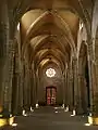 Mittelschiff der Kirche nach Westen