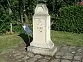 Viertelmeilenstein in Rüdingsdorf, Nachbildung von 2007
