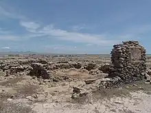Ruinen der Stadt Nueva Cádiz auf der Insel Cubagua
