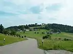 Burg und Ort Neunußberg aus nördlicher Richtung