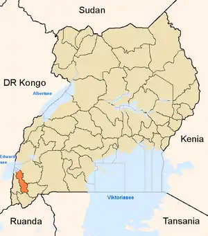Lage von Rukungiri
