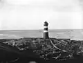 Der Eisenturm nach Austausch des Lampenhauses 1910