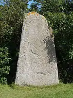 Der Runenstein von Seby ist mit 3 m der höchste auf Öland