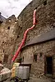 Erhaltungsarbeiten an der Burg