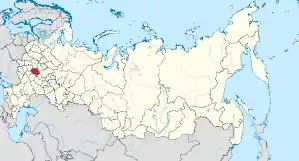 Lage innerhalb Russlands