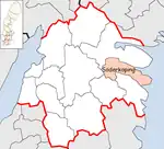 Lage der Gemeinde Söderköping