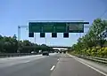Der E 20 ist ein Teil des Södertäljevägen, südlich von Stockholm