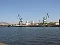 Südhafen Spandau, Havel, Schulenburgbrücke