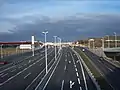 Fertige Haupt- und Kollektorfahrbahnen