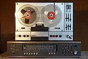 HiFi-Anlage von 1971: Receiver Studio 8035 und Vierspur-Tonbandgerät TG 543