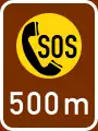 GF12: Nächste Notrufsäule in 500 m*