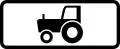 IN11.580: Zusatzzeichen – Landwirtschaftliche Fahrzeuge