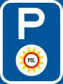 R322P: Parkplatz für Polizeifahrzeuge