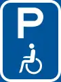 R324P: Parkplatz für Schwerbehinderten