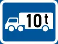 R569: Lastkraftwagen über angegebener Masse