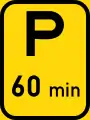 TR306P: Parkplatz mit zeitlicher Beschränkung*