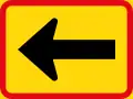 TR520: Anfang (Pfeil linksweisend)