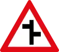 W109: Versetzte Kreuzung (zunächst rechts)