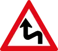 W211: Doppelkurve (zunächst links)