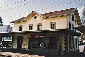 Stationsgebäude Bahnseite (2004)