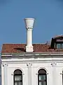 Schornsteinkopfdetail in Venedig