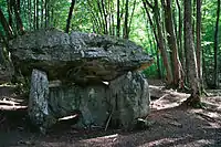 Der Dolmen des Trois Pierres
