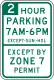 Parken mit zeitlichen Einschränkungen (Seattle)