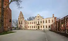 Schloss Trachenberg, Niederschlesien (seit 1946 Ruine)