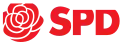 Seit Bundesparteitag im Dezember 2019: alternatives Logo mit Rose