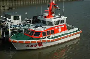 Die WOLTERA im Inselhafen von Juist