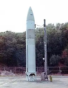 STARS-Rakete auf der Kauai Test Facility