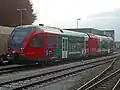Stadler GTW Triebwagen (5062 003) am Weizer Bahnhof