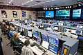 Mission Control Center der NASA für die ISS in Houston, Texas