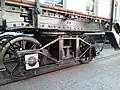 Der 1913 erbaute Tiefgangwagen der SBB im Museum
