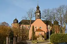 Schloss und Schlosskirche von Osten (2014)