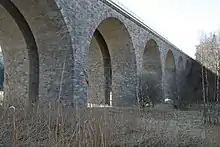 Ansicht der alten Bogenbrücke