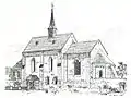 Die Saarner Klosterkirche 1892