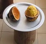 Geöffnete Frucht