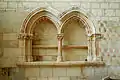 Gotische Wandnische im Chor