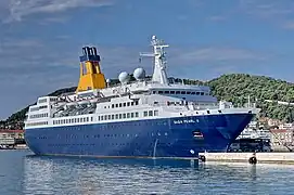 Saga Pearl II in Split, am 24. Oktober 2011.